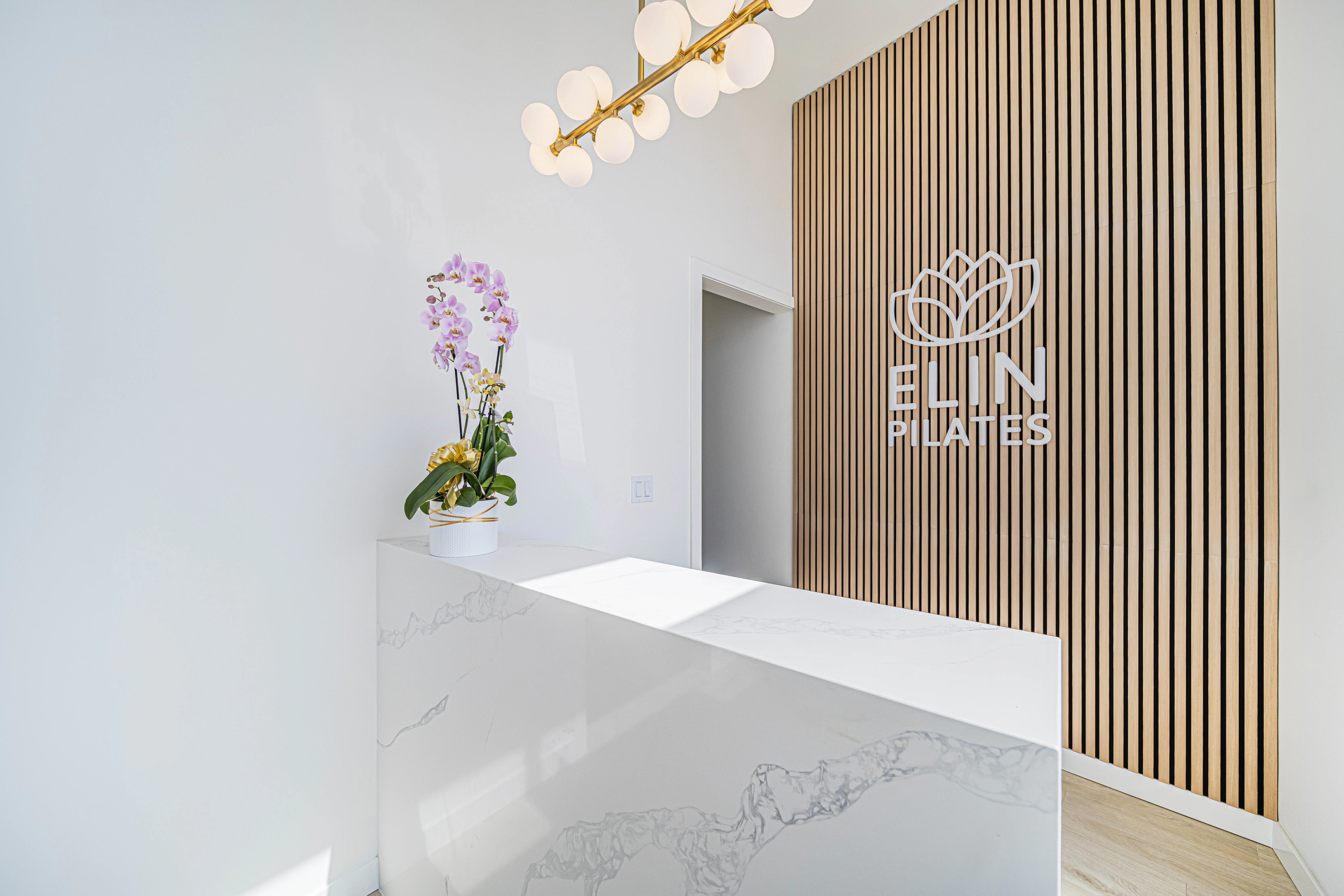 Elin Pilates reception and welcome area