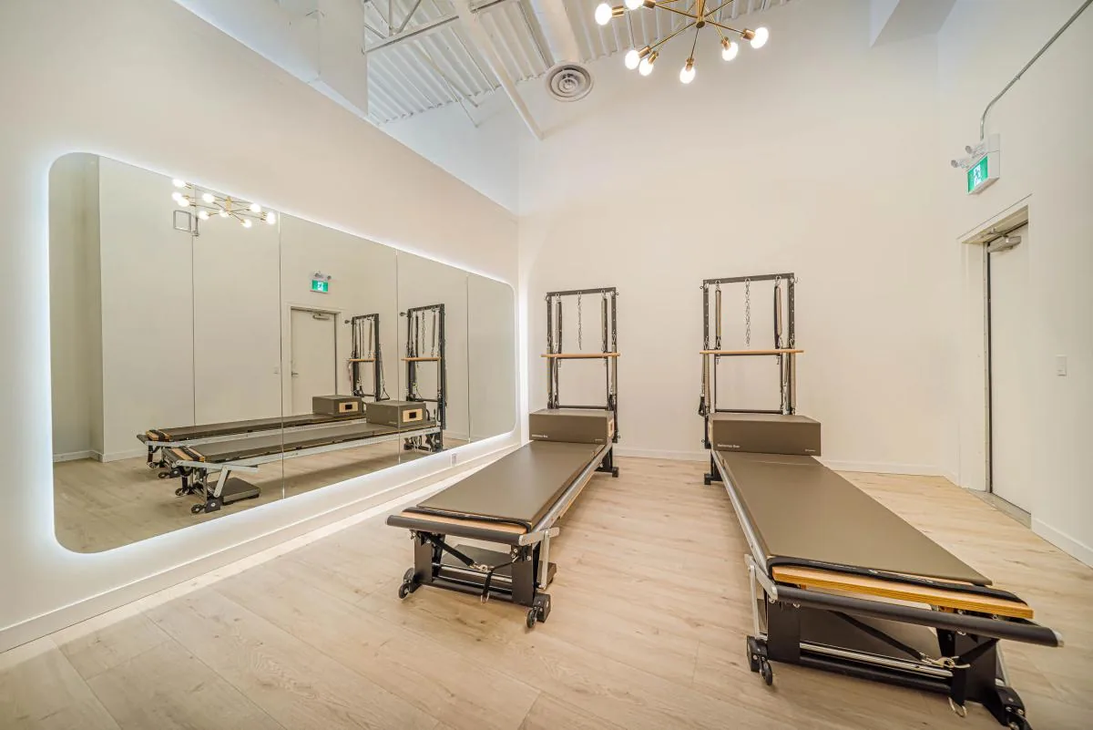 Duo two-on-one Pilates session at Elin Pilates